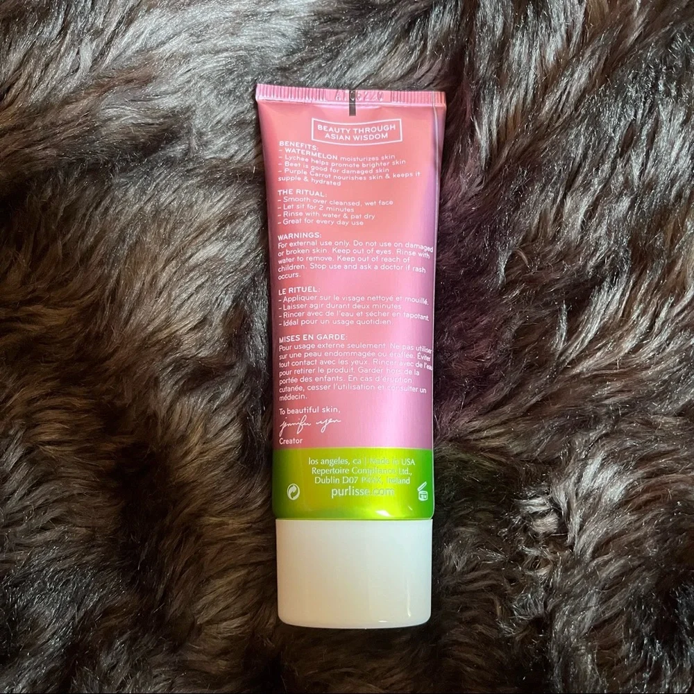Purlisse Watermelon energizing 2 minute polishing peel